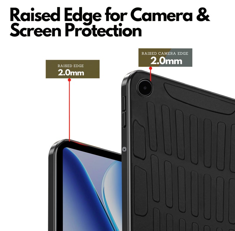TGK Rugged Back Cover for OnePlus Pad Go 2 12.1 inch Tablet Case Black - Image 3