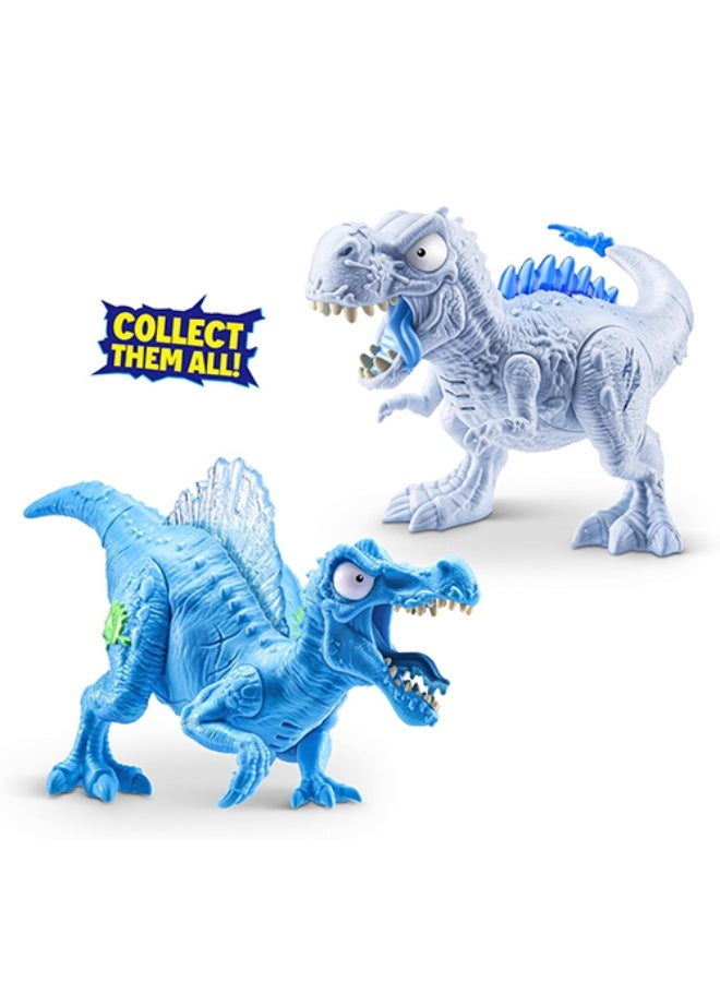 سماشرز بيضة مفاجآت ZURU Smashers Dino Ice Age Mega Jurassic المضيئة - أكثر من 25 مفاجأة، تبني سبينوصور - Image 3