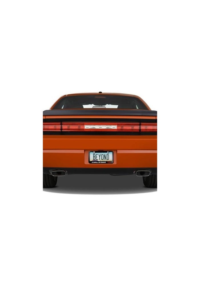 Dodge إطار لوحة ترخيص معدني أسود لدودج تشالنجر R/T - Image 3