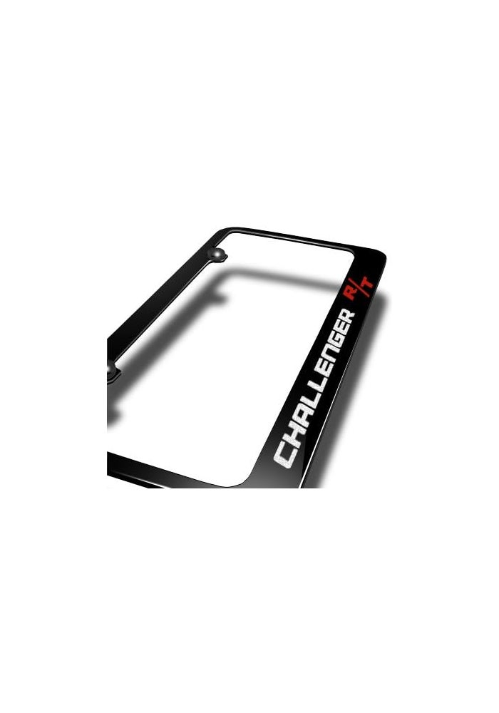 Dodge إطار لوحة ترخيص معدني أسود لدودج تشالنجر R/T - Image 2