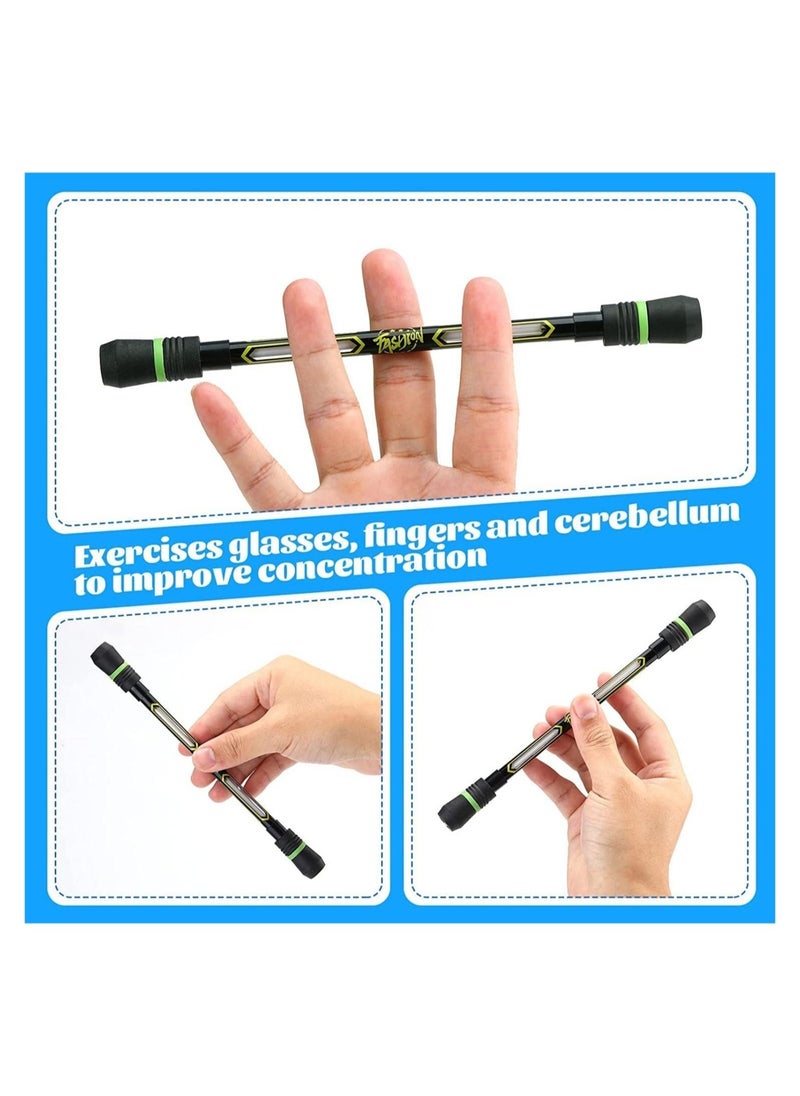 DMG TECH Spinning Pen, 4Pcs Spinning Rotating Pen, Rolling Finger Rotating Pen, Fidget Pens, Anti Slip Coating Spinning Rotating Pen, Decompression Gel pens, for Kids Adults  - Image 3