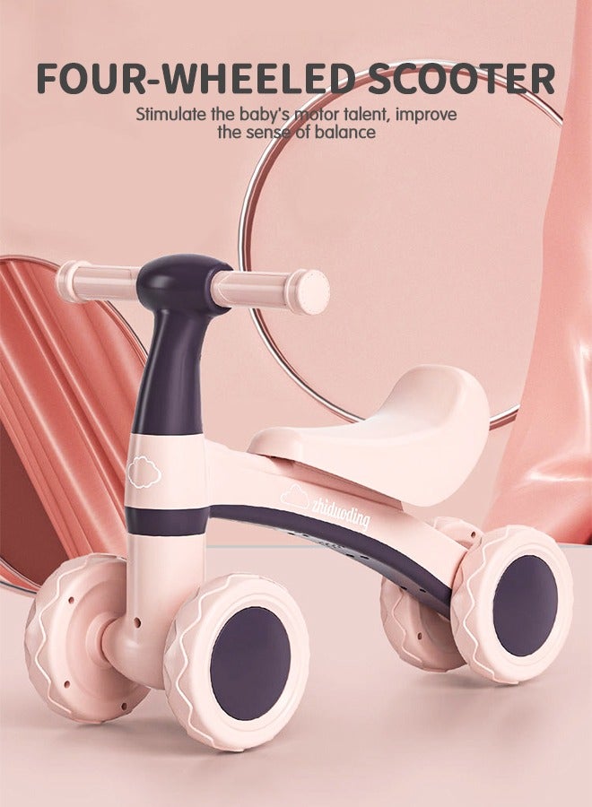 GROIC Baby Balance Bike, No Pedal Toddler Balance Bike, Children Walker Baby Walker Riding Infant Car with 4 Silence Wheels, Baby First Riding on Toys for 1 Years Old Boys Girls - Image 2