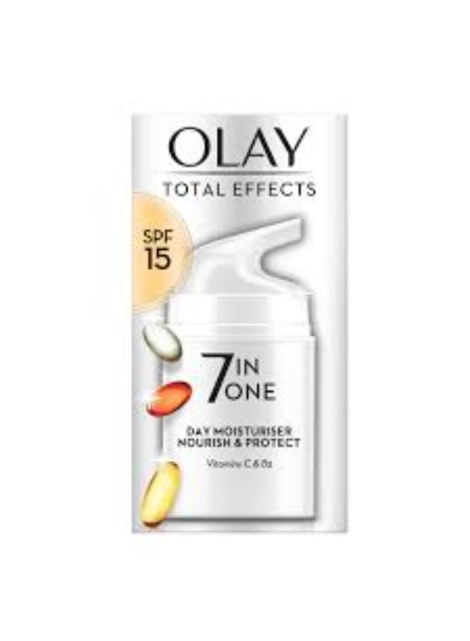 Olay Day Moisturizer Total Effects 7 In 1 Anti-Ageing Day Cream Spf15 Multicolour 50ml