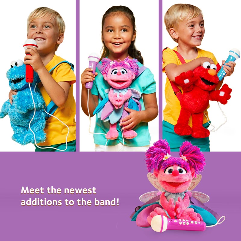 Singing Machine Karaoke Plush Sesame Street Toys (Abby Caddaby Plush Toy) - Adjustable Carrying Straps - Sing-Along Built-in Real Working Microphone & Speaker with Record & Playback Function - Image 5