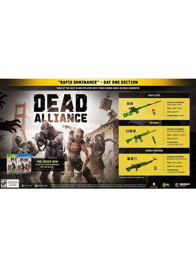 ماكسيميم جيميز لعبة الفيديو 'Dead Alliance' (إصدار عالمي) - الأكشن والتصويب - xbox_one - Image 4