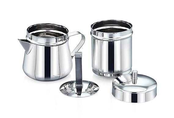 Luxuria صانعة القهوة الفلتر من لكسوريا من الفولاذ المقاوم للصدأ ووعاء موكا، سعة 250 مل - Image 2