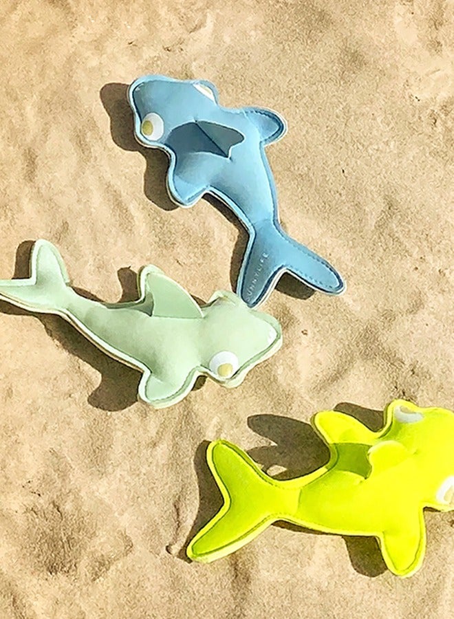 SUNNY LIFE Dive Buddies Shark Tribe Blue Neon Citrus - Image 1