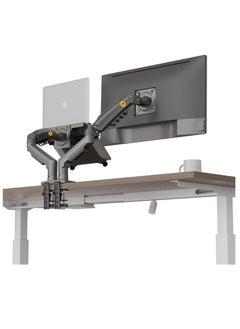 NB North Bayou F160 Monitor Stand + 2 Nb FP Dual Arm 17-27 Inch Laptop Stand  - Image 4