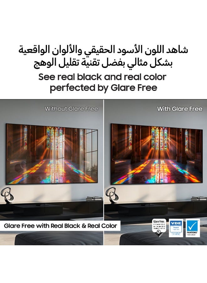 Samsung 77 Inch OLED S90H 4K Samsung Vision AI Smart TV, 4K AI Upscaling, 165Hz, Operating System Tizen, Model Year 2026, Glare Free, G-Sync, HDR 10+, Motion Xcelerator 165Hz, Dolby Atmos, Glare Free with Real Black & Real Color, Gaming Pack, LaserSlim, 2 Years Warranty, QA77S90HAUXSA Graphite black - Image 4
