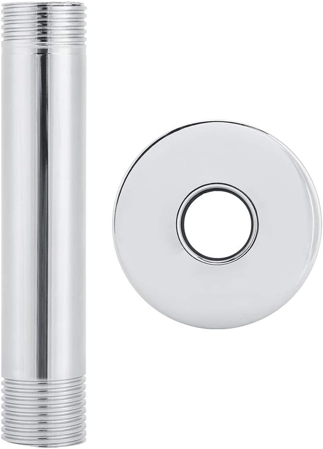 ملحقات دش للحمام من نوع Eujgoov Top Shower Arm، مصنوعة من فولاذ مقاوم للصدأ بقطر G1/2 بوصة، مناسبة للحمامات والمراحيض - Image 1