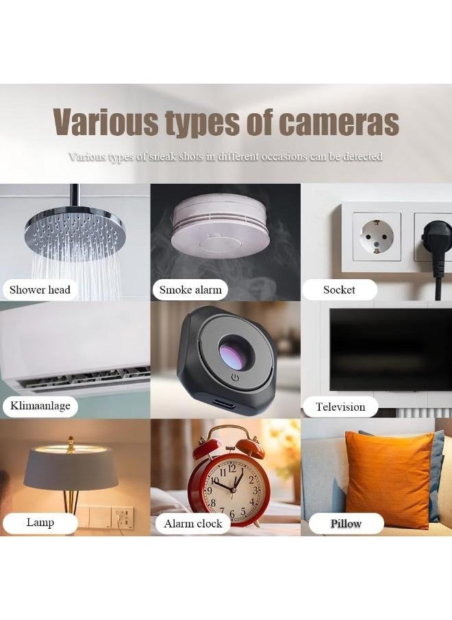 Hidden Camera Detectors Anti Spy Wireless Infrared Camera Sweeper Device Detector, Delicate Small Acceosories, Listening Device Detector for Hotel, Home, Office, Travel, Indoor use  - Image 5