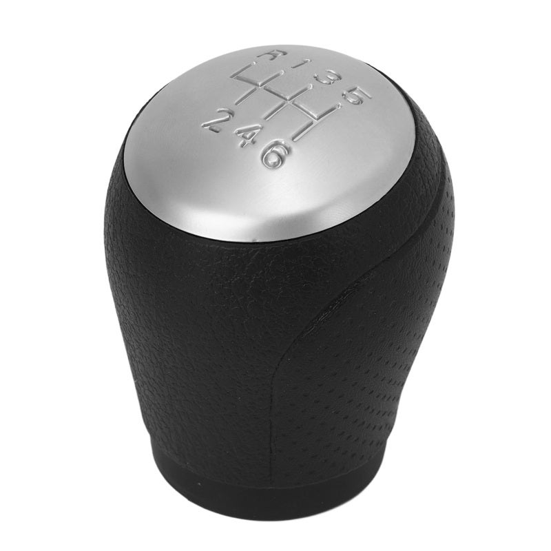 Manual Gear Shift Knob PVC ABS Leather 6-Speed Adjustment - Comfortable Touch Wear-Resistant Car Shift Knob for Qashqai J10 X-Trail 2006-2013 - Image 1