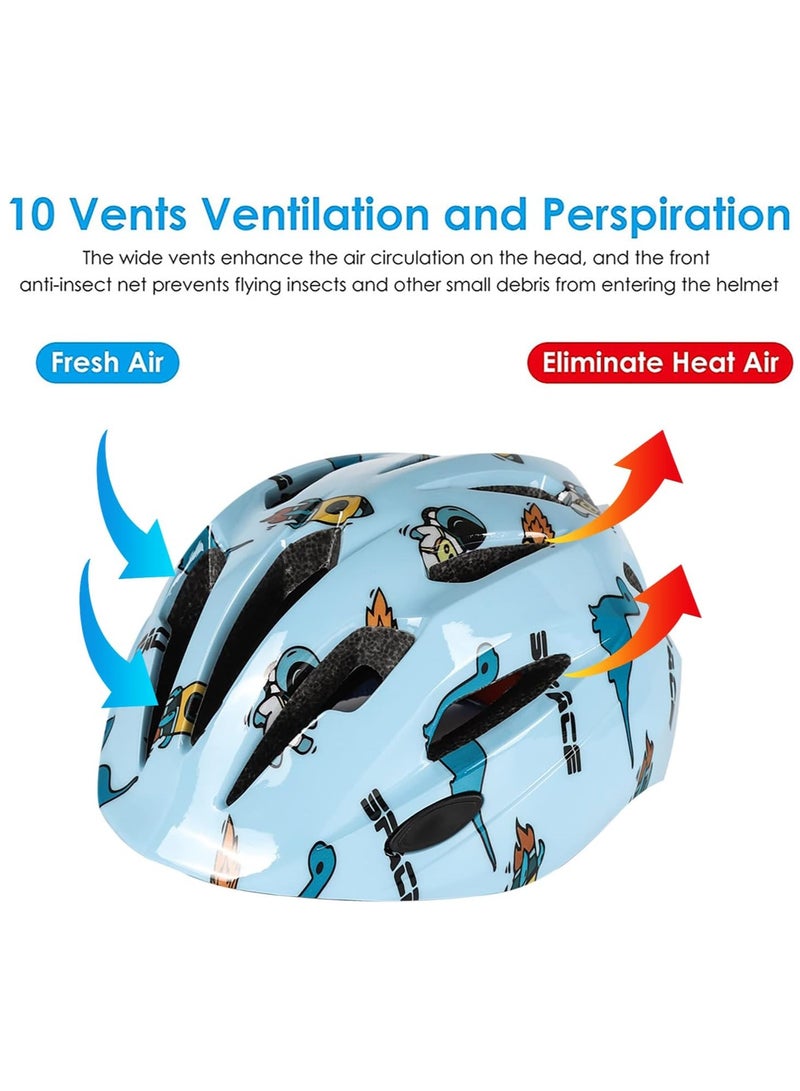 خوذة دراجة للأطفال، خوذة قابلة للتعديل، خوذة للأطفال من 3 إلى 8 سنوات، مناسبة للتزلج وركوب الدراجات والسكوتر والمزيد - Image 5