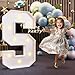 imprsv Marquee Light Up Letters 3FT Marquee Letters for Birthday Baby Shower Wedding Decorations Light Up Letters for Engagement Party Decor Large Marquee Letters for Party Decorations Letter S - Image 4