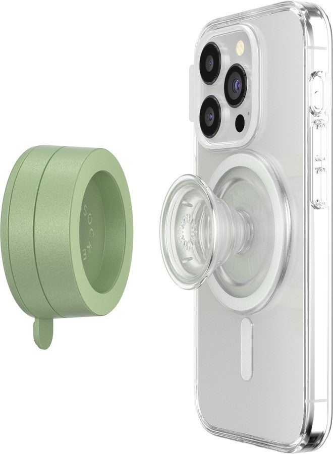 بوب سوكيتس حامل هاتف PopSockets متعدد الأسطح، قابل للإزالة، متوافق مع MagSafe® - أوكالبتوس - Image 4