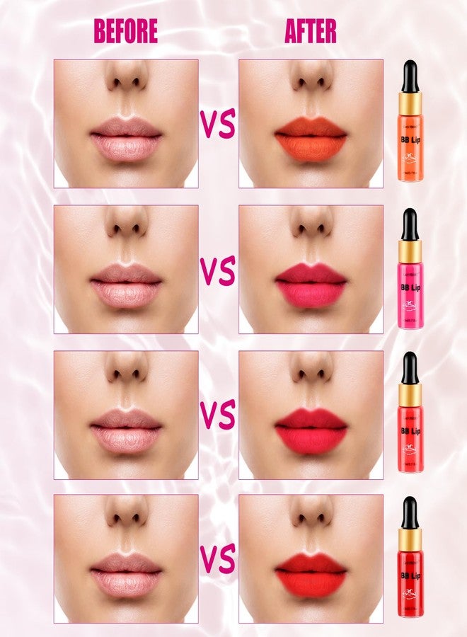 TRESSON BB Lip Ampoule Serum Starter Kit,Semi-Permanent Makeup Treatment, Lips Gloss BB Lips Serum, Includes 8 Vials Care Serums Exfoliating Gel and Lip Balm - Image 5