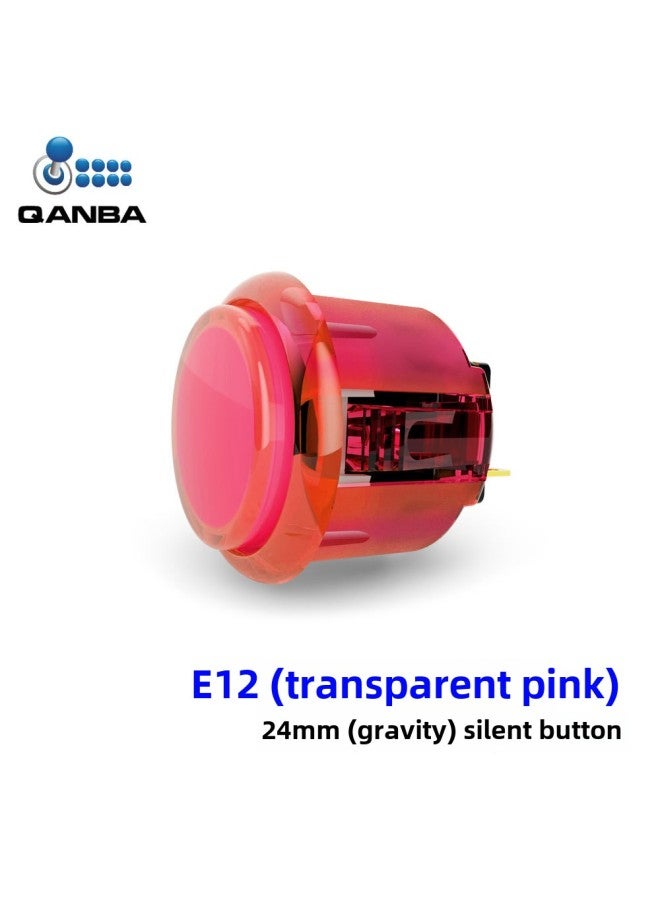 Qanba Gravity Ks Rapid Silent Street Fighter Arcade Button 30/24mm Mechanical Axis Quick Fire Digital Computer Game Joystick-Product Color:E12  24mm  - Image 1
