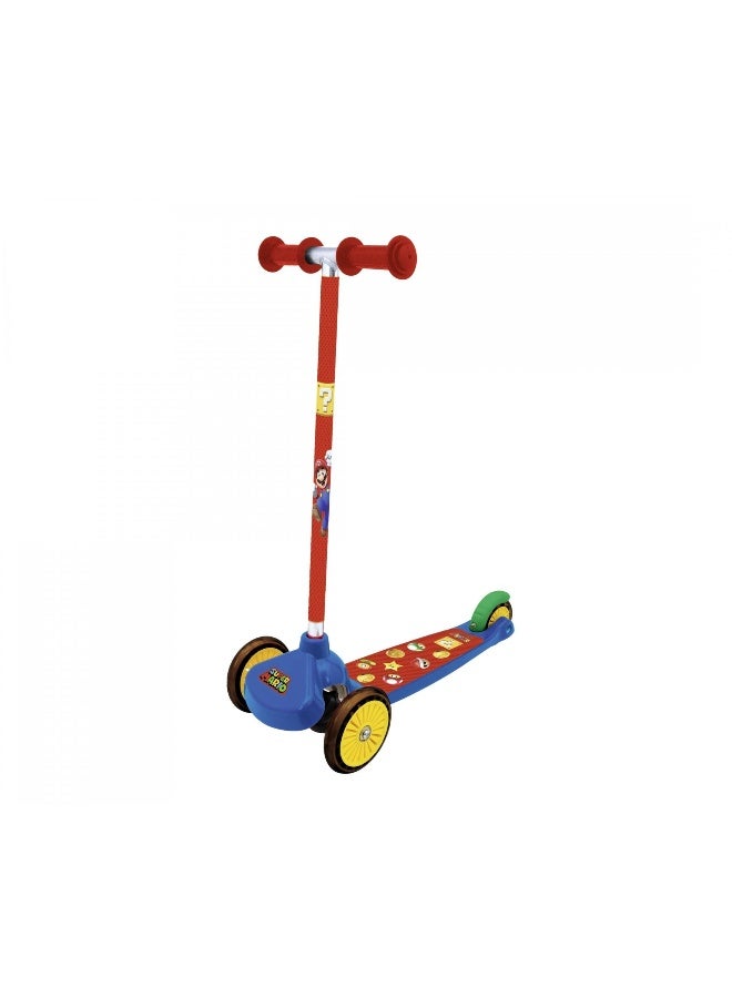 Smoby Super Mario 3-Wheeled Kick Scooter