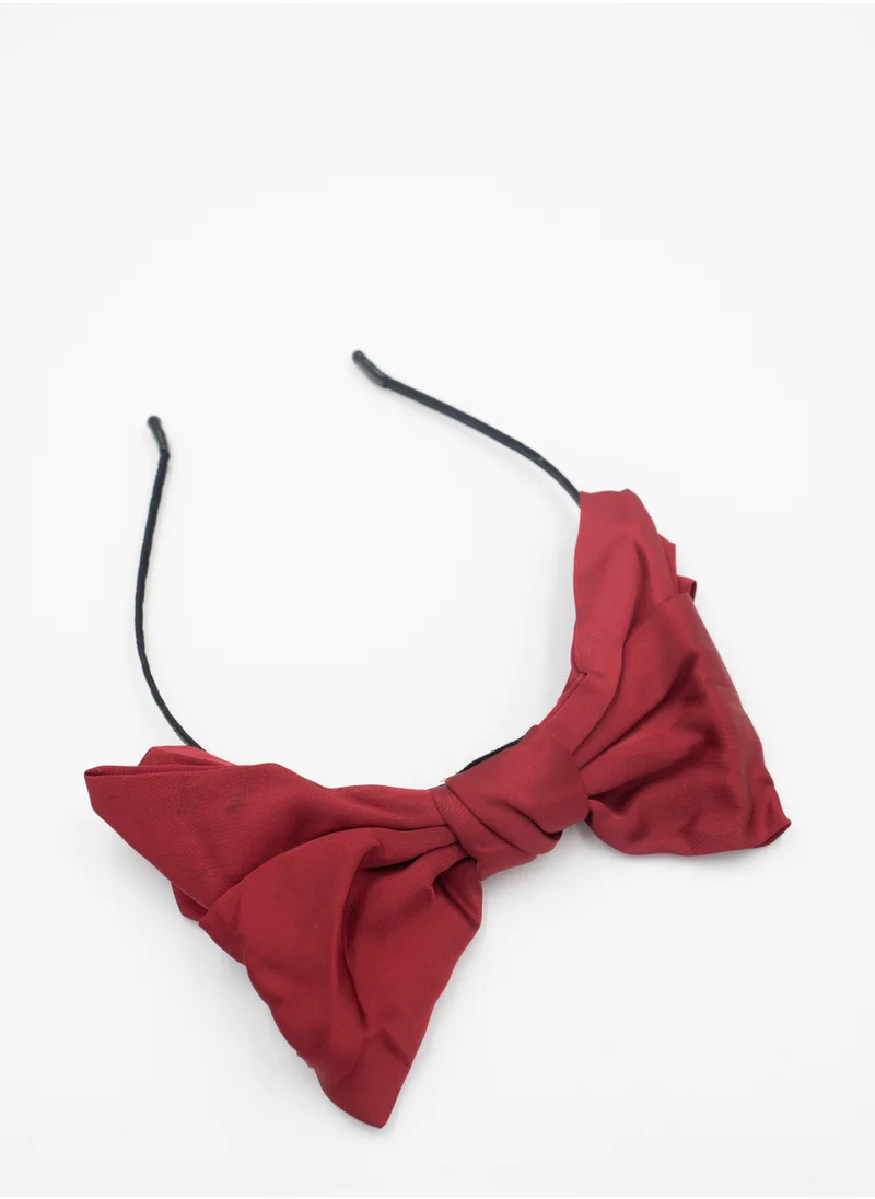D'Daniela Headband Monalisa For Women's and  Girls Burgundy