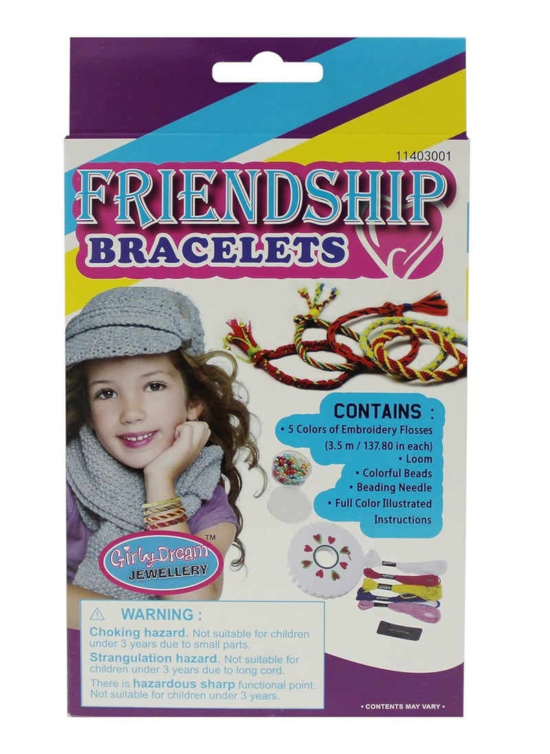 Friendship Bracelets Kit, Kids Bracelet, DIY Craft