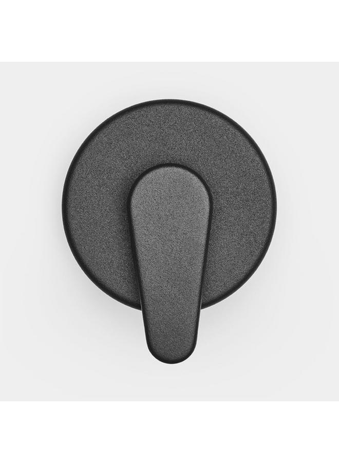 brabantia Mindset Textured Feel Non-Drip Pump Soap Dispenser Dark Grey And Clear 200Ml 303203 - Image 3