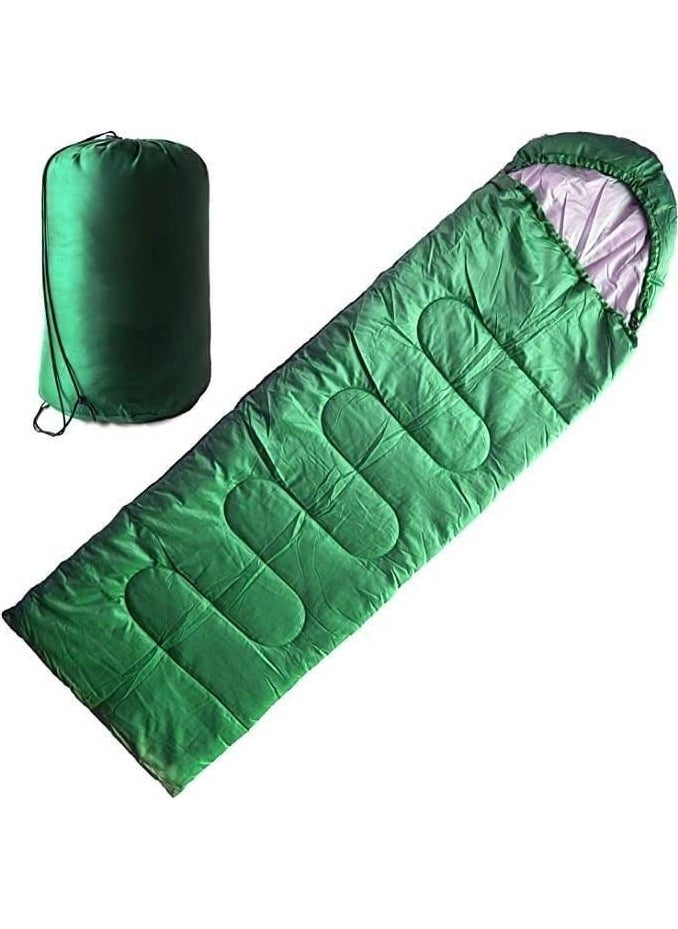 Plain HOOD190+30CM)X75 Green 5/15° Sleeping Bag - pzsku/Z5DD17D2CDBD1BA0F37A0Z/45/_/1740593875/57b27288-ca24-4e2d-bacc-2ab0cac3ab7b