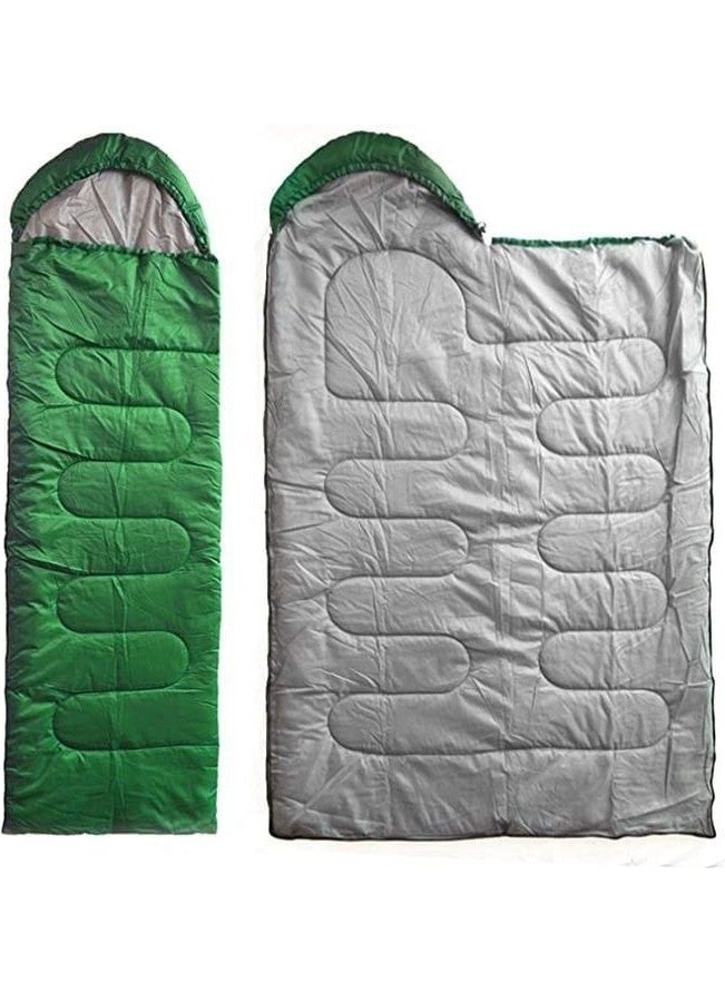 Plain HOOD190+30CM)X75 Green 5/15° Sleeping Bag - pzsku/Z5DD17D2CDBD1BA0F37A0Z/45/_/1740593878/337682a6-dbca-499a-9bb3-44648a21a320