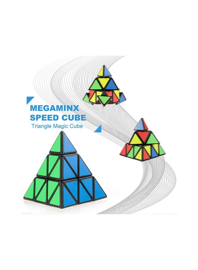 Pyraminx Speed Triangle Magic Cube Pyramid Third order mirror s silver Third-order mirror s silver - Image 5