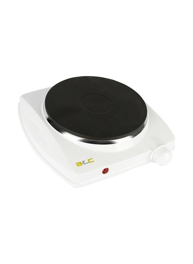 ATC ATC Electric Single Hot Plate 1500W H-HP0701S White | Cast Iron Heating Element | Thermostat Control | Durable & Easy to Clean | Compact Portable Cooker | Safe Solid Plate Design | 220-240V  - Image 1