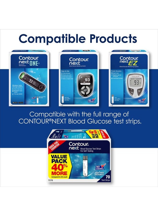 Ascensia CONTOUR NEXT ONE Blood Glucose Monitoring System All-in-One Kit for Diabetes  - Image 5