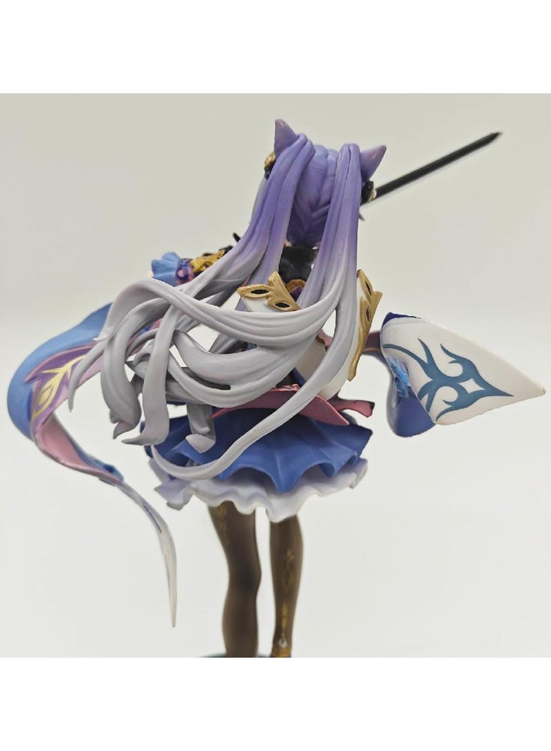 general Keqing 24 cm Sitting Posture Figure, Genshin Game Anime Character Figure, Desktop Decoration Statue - Image 4