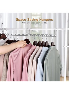 Lemon 3 Pcs Sturdy Metal Hangers, Magic Clothing  Wardrobe Closet Organizer Space Saving Hanger, Cascading Hangers  - Image 5