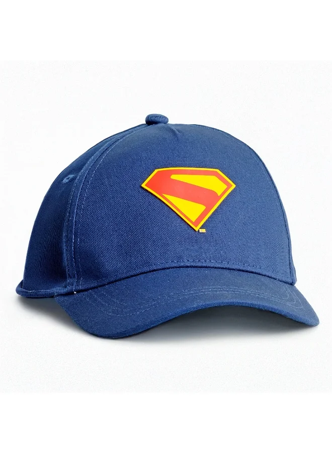 وارنر بروس. Warner Bros. Superman Kids Cap With 3D Embroidery Or Patch On Logo
