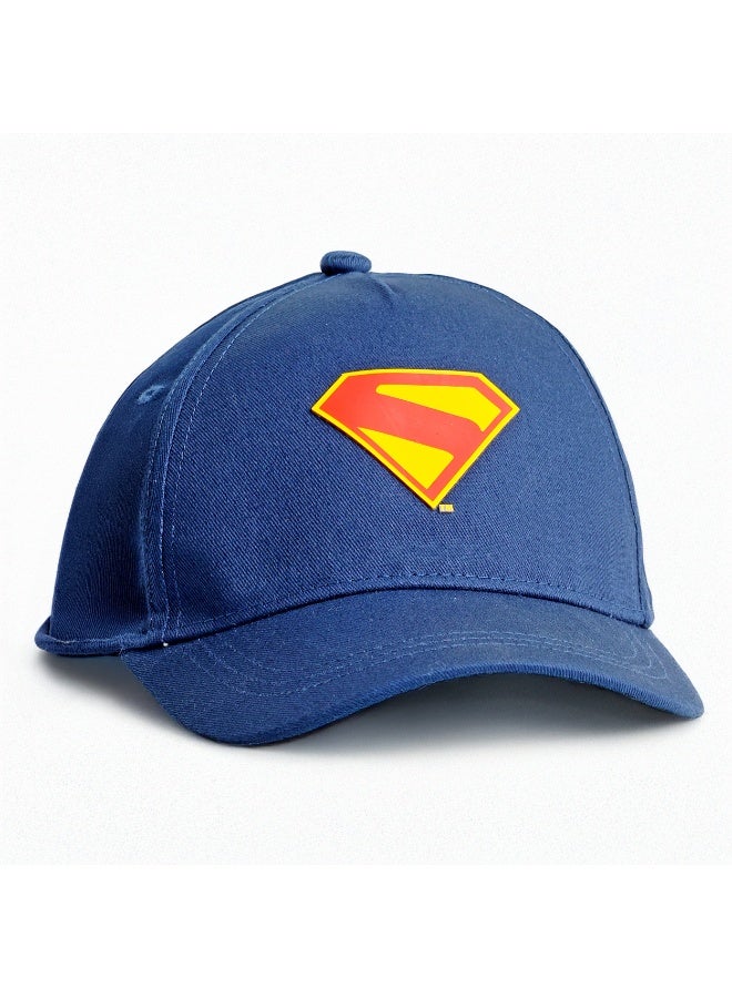 Warner Bros. Superman Kids Cap With 3D Embroidery Or Patch On Logo - Image 2