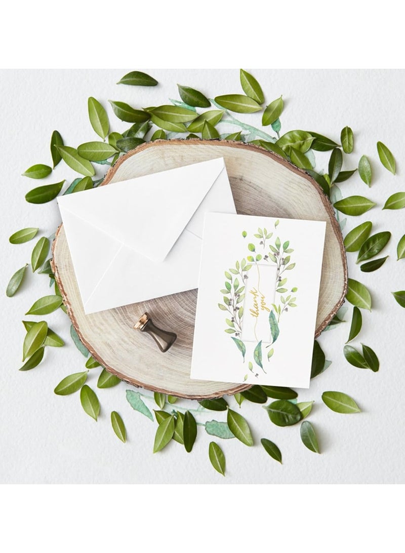 SYOSI Thank You Cards with Envelopes Stickers Thank You Greeting Cards Blank Notes for Wedding Baby Shower Business  Party Birthday Card Happy Birthday Commemorate Paper 12 Pack - Image 5