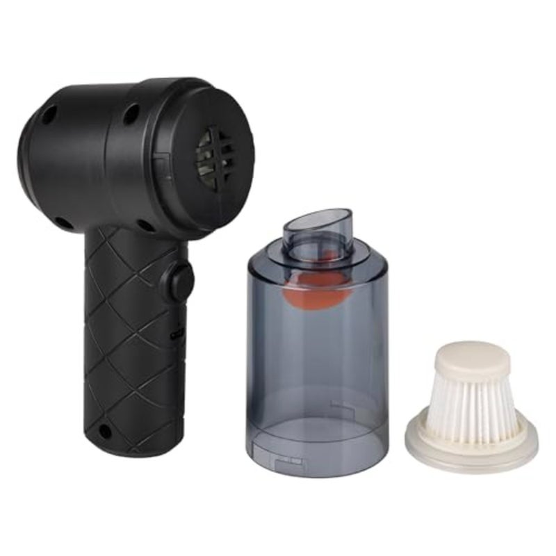 Mini Handheld Vacuum Cleaner 12" Compact Cordless Design for Tight Spaces, Car Interiors, Desk Crumbs and Building Bricks Toy Cleanup Boxed, USB-C Rechargeable, Lightweight and Portable - Image 3