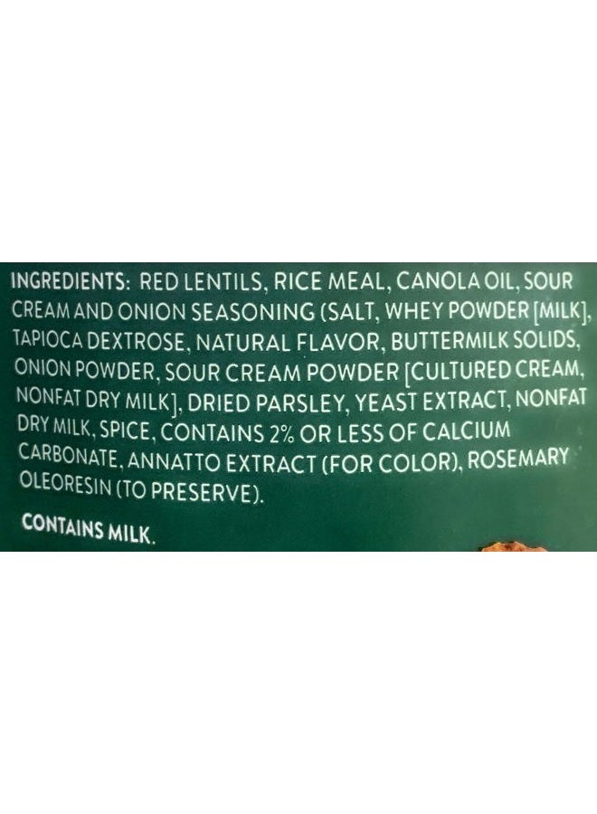 Trader Joe's Sour Cream & Onion Flavored Rings, Lentil & Rice Snacks, Gluten Free, 2.5 ounces (71 grams) - Image 4