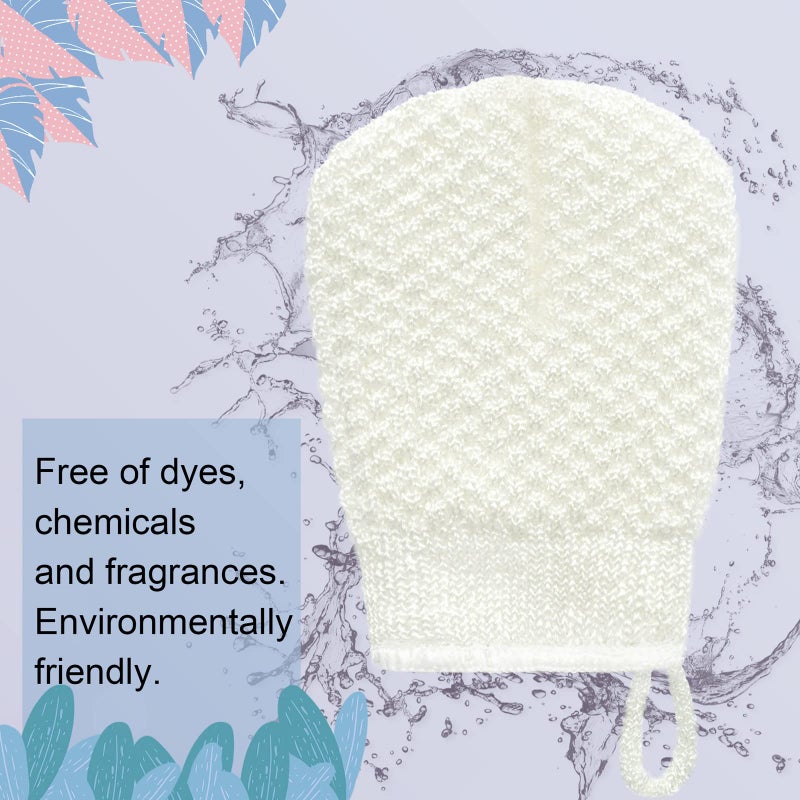 MIG4U Mini 3 PCS Exfoliating Facial Scrubber Mitt, Face Cleanser Wash Mittens Exfoliator for Men & Women Dead Dry Skin SPA, Blackhead Cleansing Gloves - Image 2