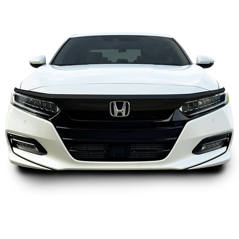 SlickMod Chrome Delete Blackout Vinyl Overlay for 20182020 Honda Accord Sedan Front Grill Trim 1820 Front Grill Gloss Black