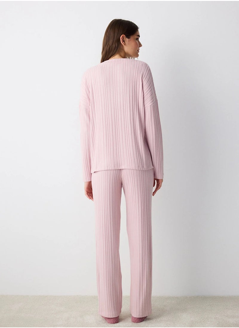 Dusty Pink Pant Pajama Set - pzsku/Z5DD21844944B0C1FD777Z/45/_/1733842036/997b932b-1f28-4d69-99f9-cff94bd34654