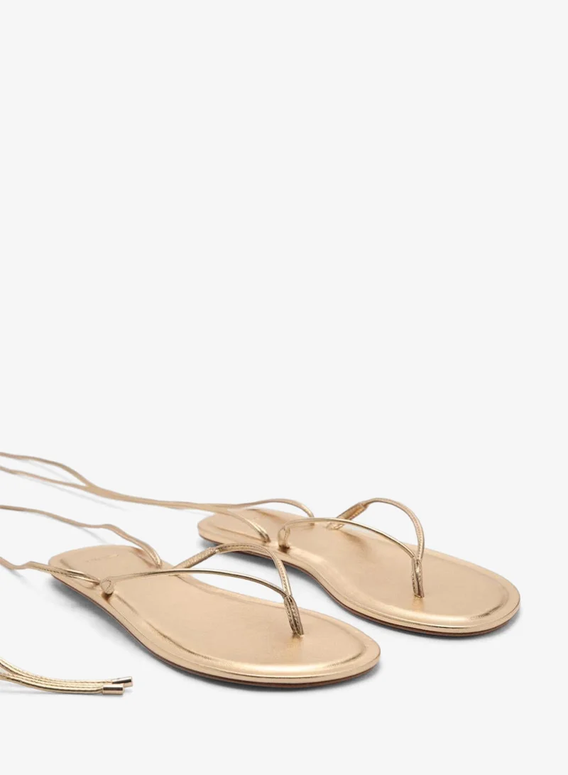 MANGO strips sandals
