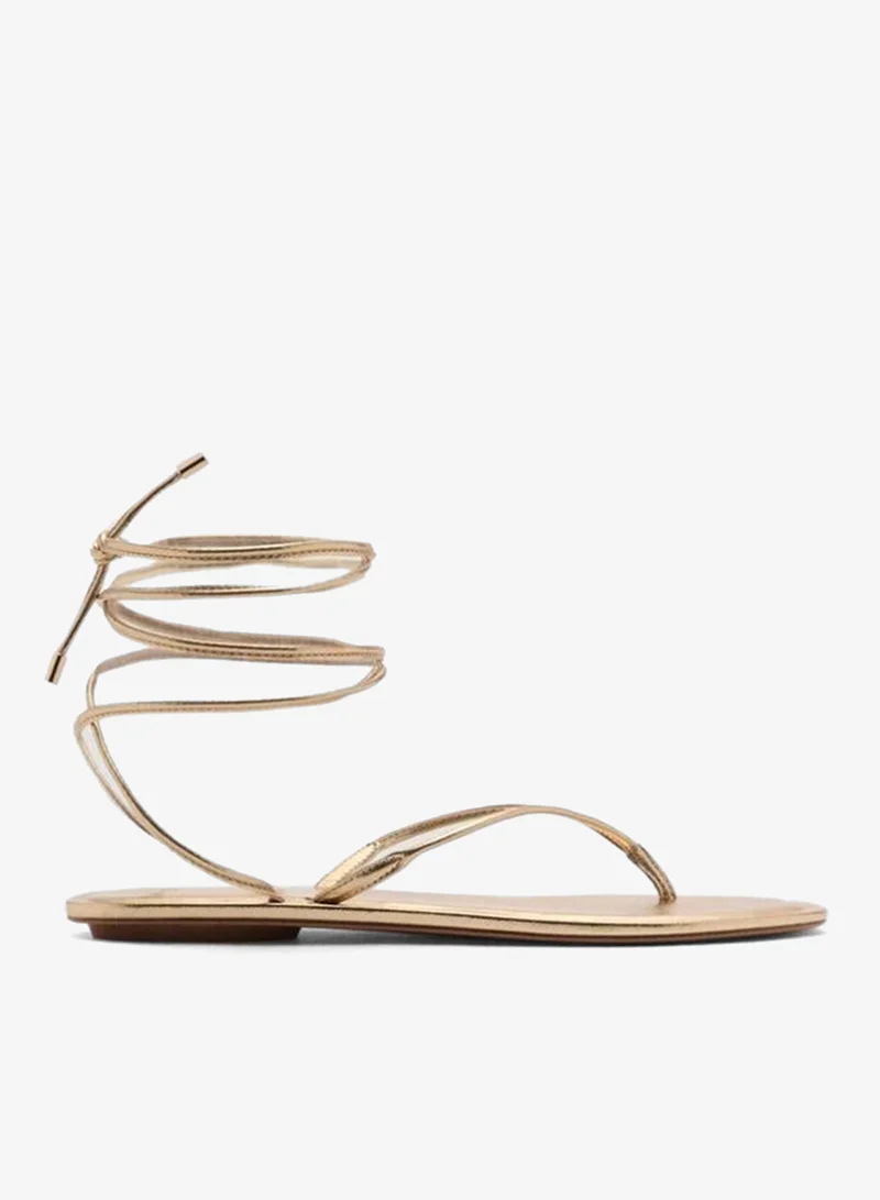 MANGO strips sandals