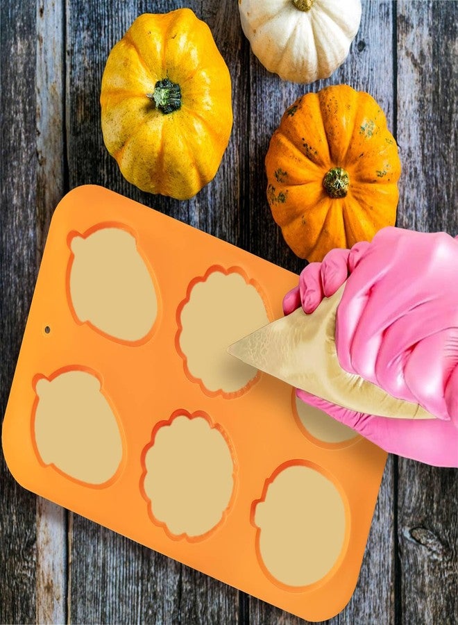 Dootafy Turkey Pumpkin Cake Molds, 3 Pack Fall Molds Silicone Turkey Mould for Thanksgiving Mini Cake Muffin Baking, Halloween Cupcake Pan Dessert Mousse Oreo Mold Tray Set for Making Thanksgiving Soap Resin - Image 4