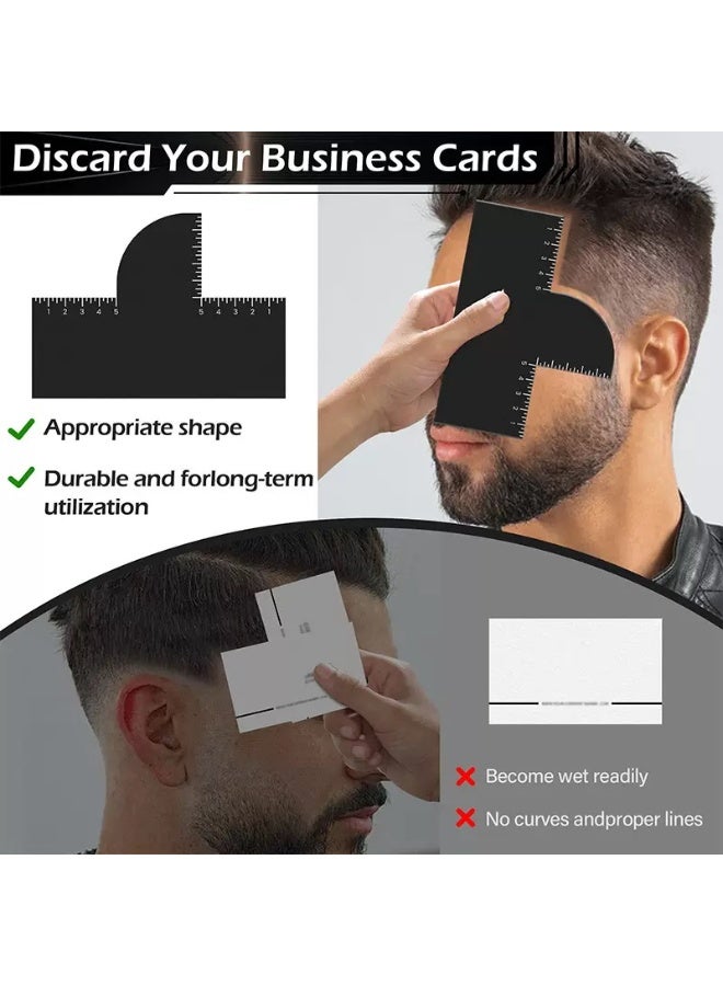 Styling Cards Reusable Barber Hairline Styling Edge Alignment Tool - Image 4