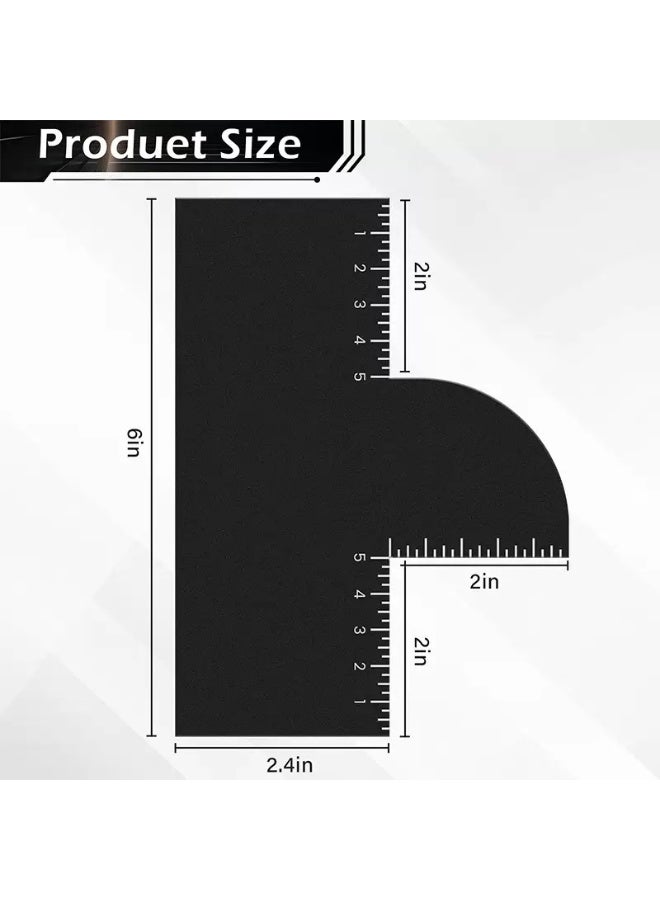 Styling Cards Reusable Barber Hairline Styling Edge Alignment Tool - Image 3