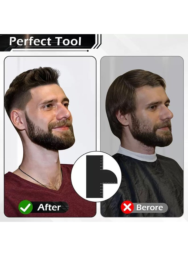 Styling Cards Reusable Barber Hairline Styling Edge Alignment Tool - Image 2