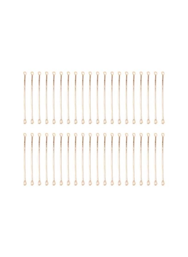 klarako 200pcs Bar Links 2 Hole Stick Strip Earrings Connector Rod Charms for Bracelet Necklace Jewelry Making Findings Supplies 40mm  - Image 1