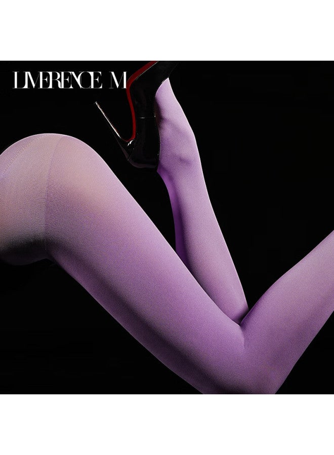 Limerence M Rainbow Roll Pro Colored Silk Pantyhose Women's Stockings Ankle Red 1 Pair One Size - Image 2