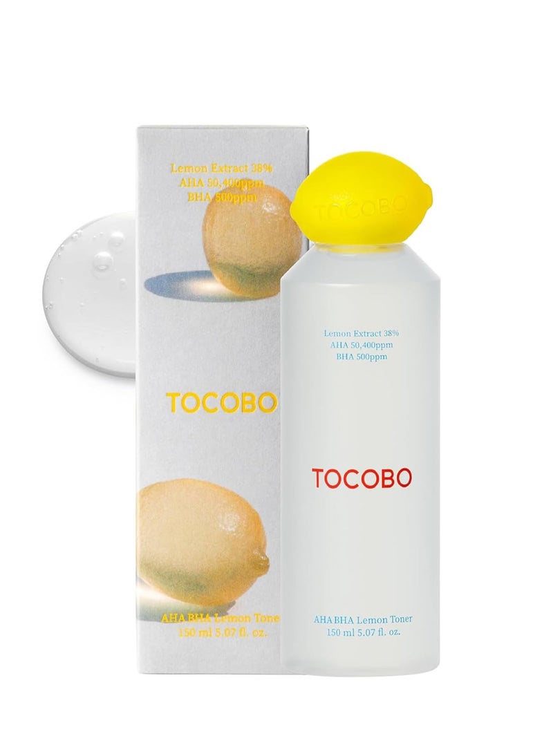 توكوبو تونر الوجه بالليمون بحمض ألفا هيدروكسي وبيتا هيدروكسي 150 مل - Image 1