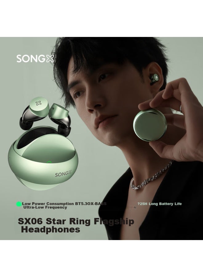 Songx Bluetooth Earphones, Wireless In-ear Bluetooth 5.3 Noise-cancelling Headphones, Sports Music Gaming Headphones, Birthday Gift For Men And Women, Compatible With Apple, Huawei, Xiaomi Phones - Image 1